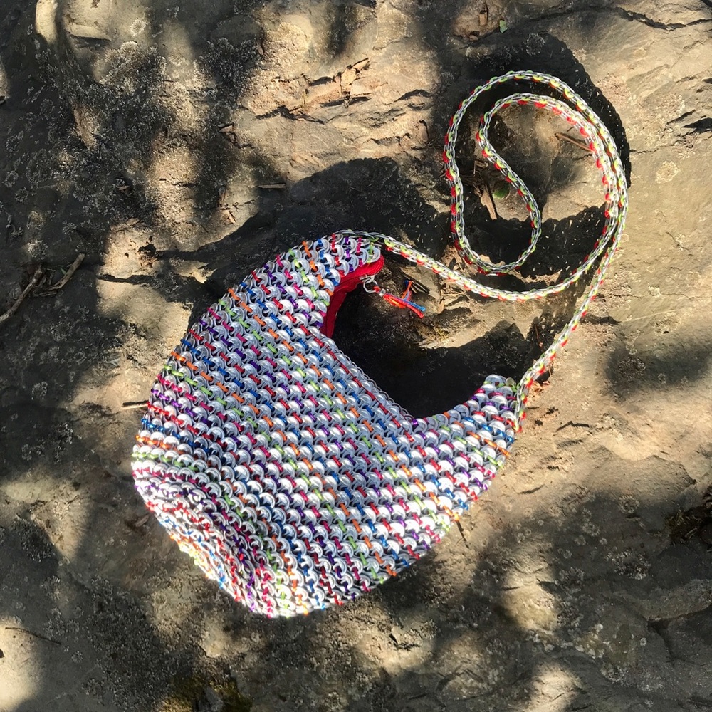 ⚡️RARE ⚡️ Upcycled Rainbow Bag